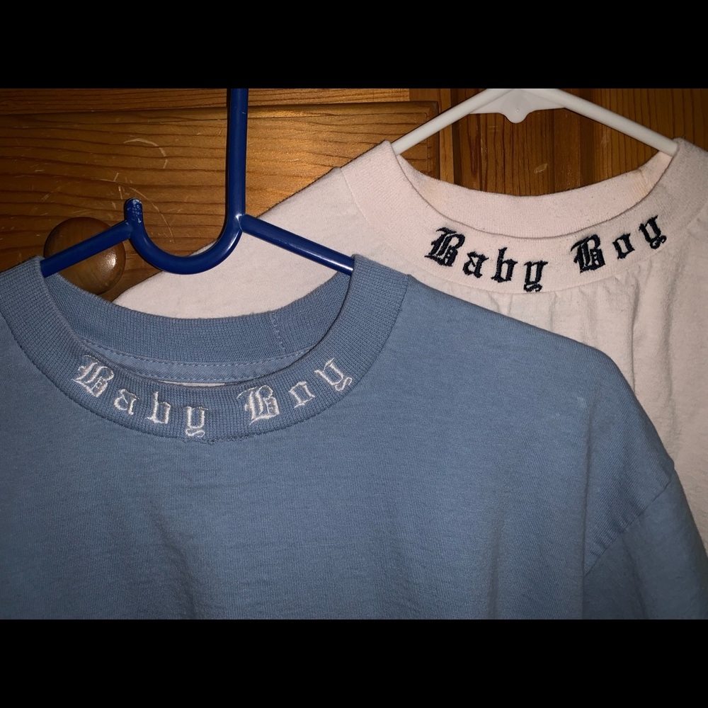 Baby Boy "White" and “BabyBlue” Teeshirts